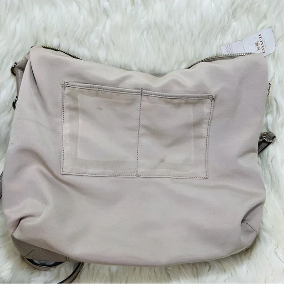 Coach Pebbled Leather Shoulder & Crossbody Bag in Taupe - Picture 5 of 14